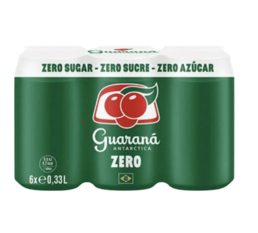 Guaraná Antarctica Zero 330ml fardo com 6